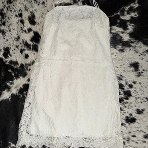 Miami White Lace Mini Dress
